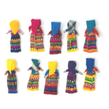 Load image into Gallery viewer, 2-Inch Assorted Worry Dolls - Set of 10
