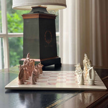 Load image into Gallery viewer, Hand Carved Soapstone Animal Chess Set - 15&quot; Board - Smolart
