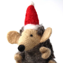 Load image into Gallery viewer, Hand Felted Christmas Ornament: Hedgehog - Global Groove (H)
