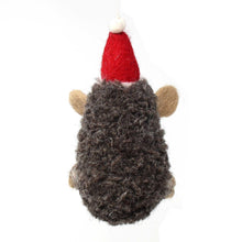 Load image into Gallery viewer, Hand Felted Christmas Ornament: Hedgehog - Global Groove (H)
