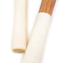 Load image into Gallery viewer, Olive Wood Salad Servers with White Bone
