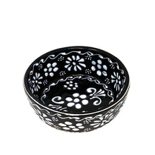 Load image into Gallery viewer, Set of 2 Encantada Handmade Pottery Appetizer &amp; Dip Bowl, Ink
