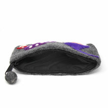 Load image into Gallery viewer, Hand Crafted Felt: Gnome and Mushroom Pouch
