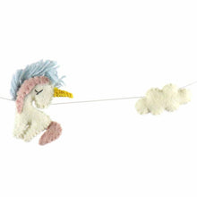 Load image into Gallery viewer, Felt Unicorn Garland - Global Groove
